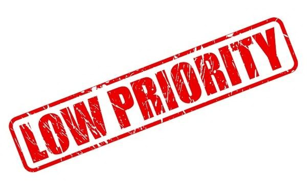 Low priority